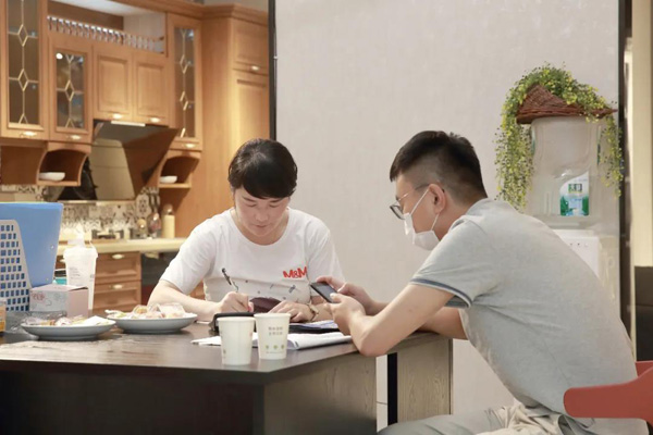 美佳客户对接现场